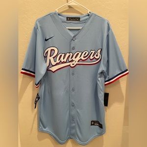 COPY - Texas Rangers Powder Blue Alternate Jersey